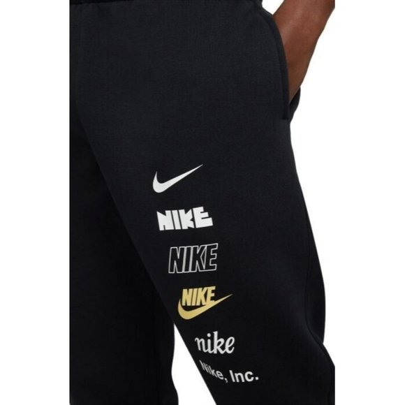 Nike NSW Sportswear Club Plus Logo Pants Joggers Black Mens Size 2XL DX0795-010 - Picture 2 of 8
